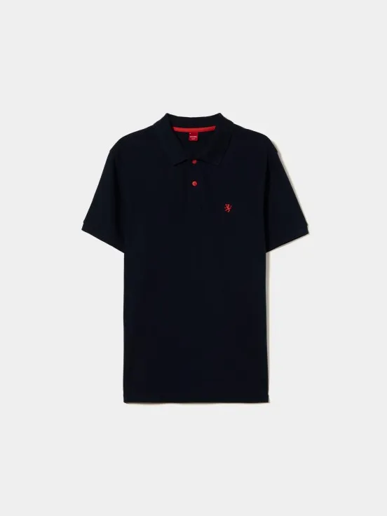 100% cotton slim fit piqué polo