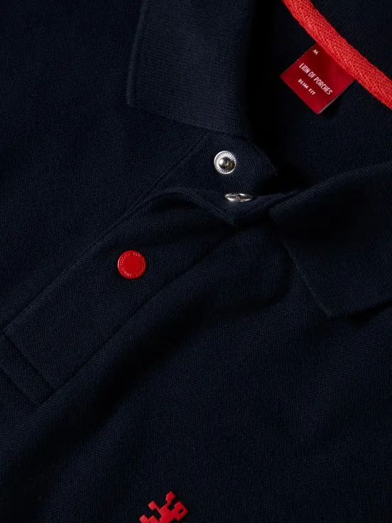 100% cotton slim fit piqué polo