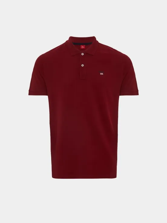 100% cotton slim fit polo shirt