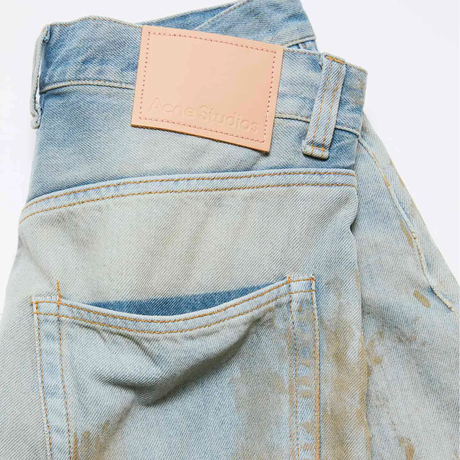 Acne Studios BAGGY FIT JEANS 2023F, Mid Blue 