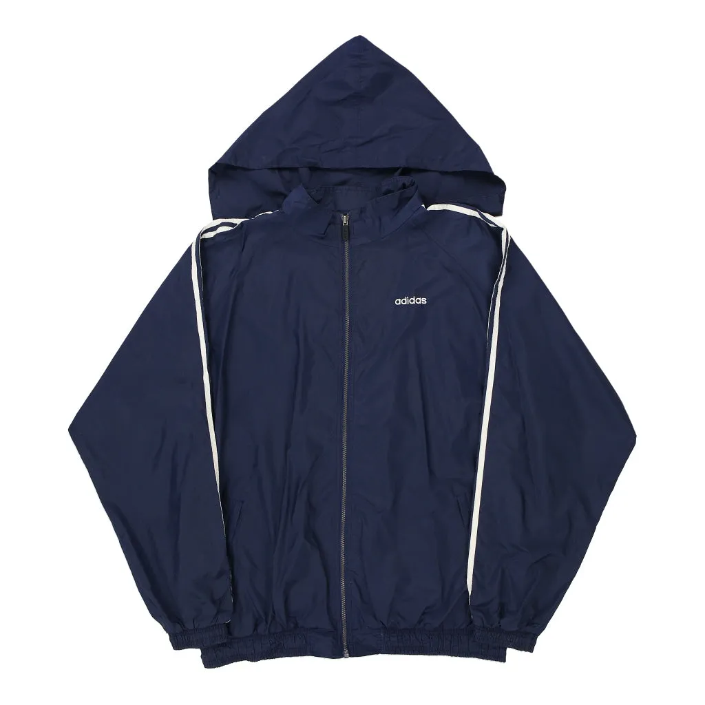 Adidas Jacket - 2XL Navy Polyester Blend