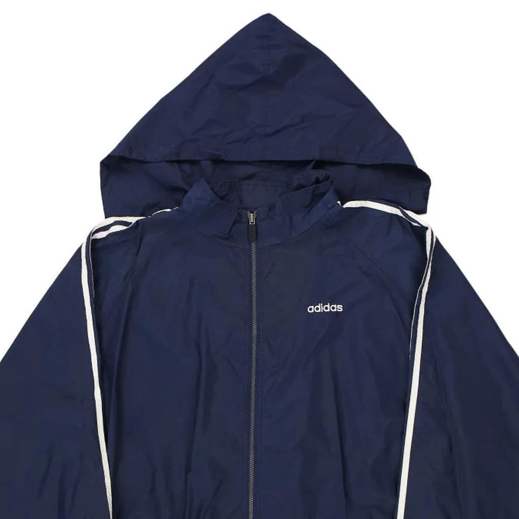 Adidas Jacket - 2XL Navy Polyester Blend