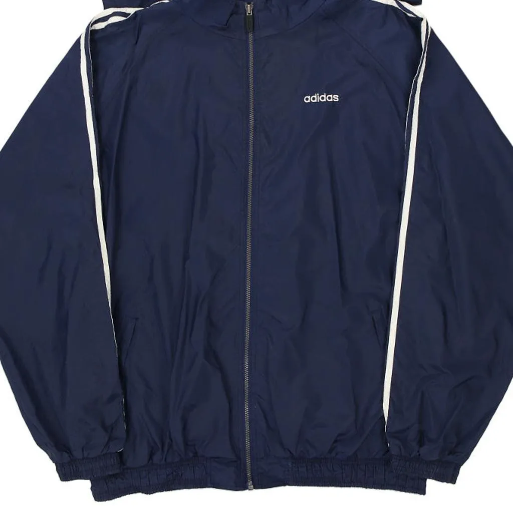 Adidas Jacket - 2XL Navy Polyester Blend