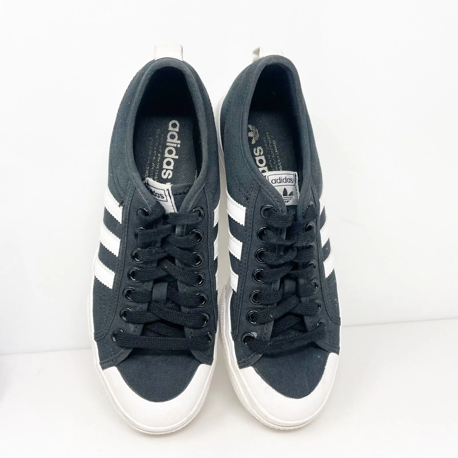 Adidas Womens Nizza Platform FV5321 Black Casual Shoes Sneakers Size 9