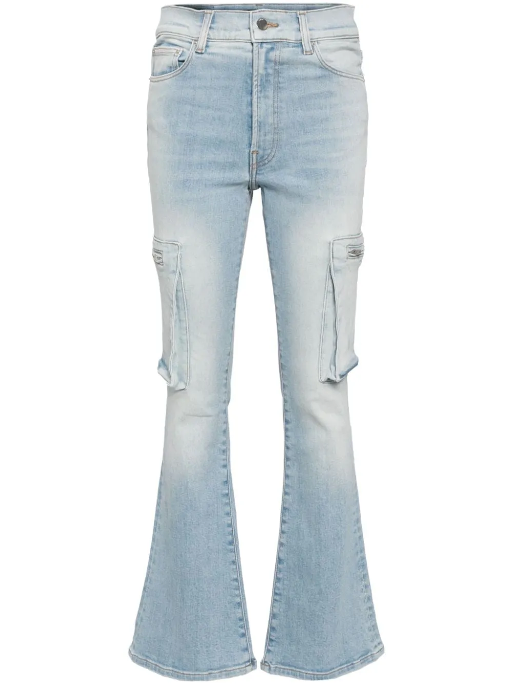 AMIRI cargo kick-flare jeans - Blue