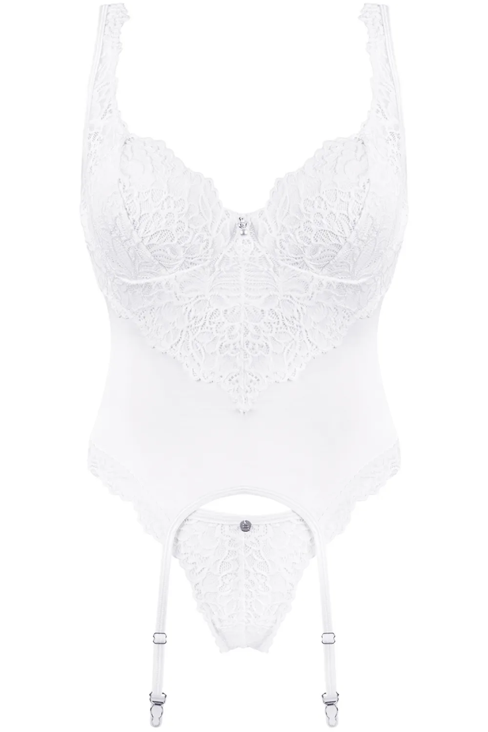 Amor Blanco Corset & Thong