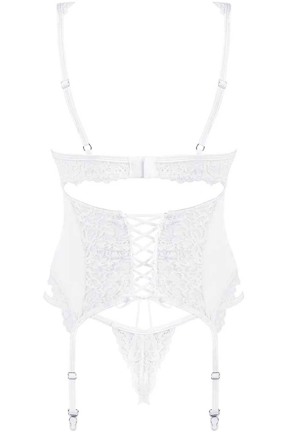 Amor Blanco Corset & Thong