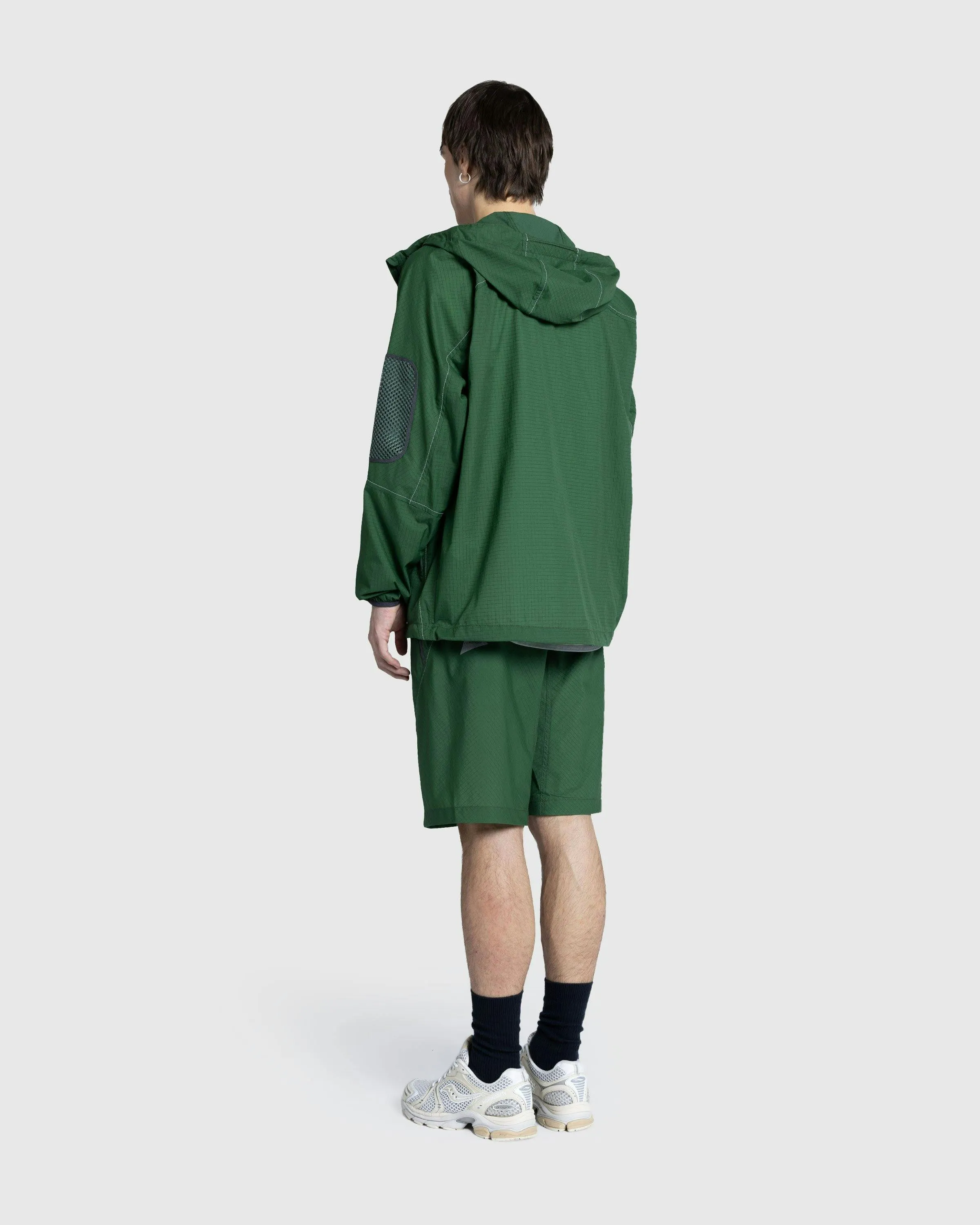 And Wander – Breath Rip Hoodie Green | Highsnobiety Shop