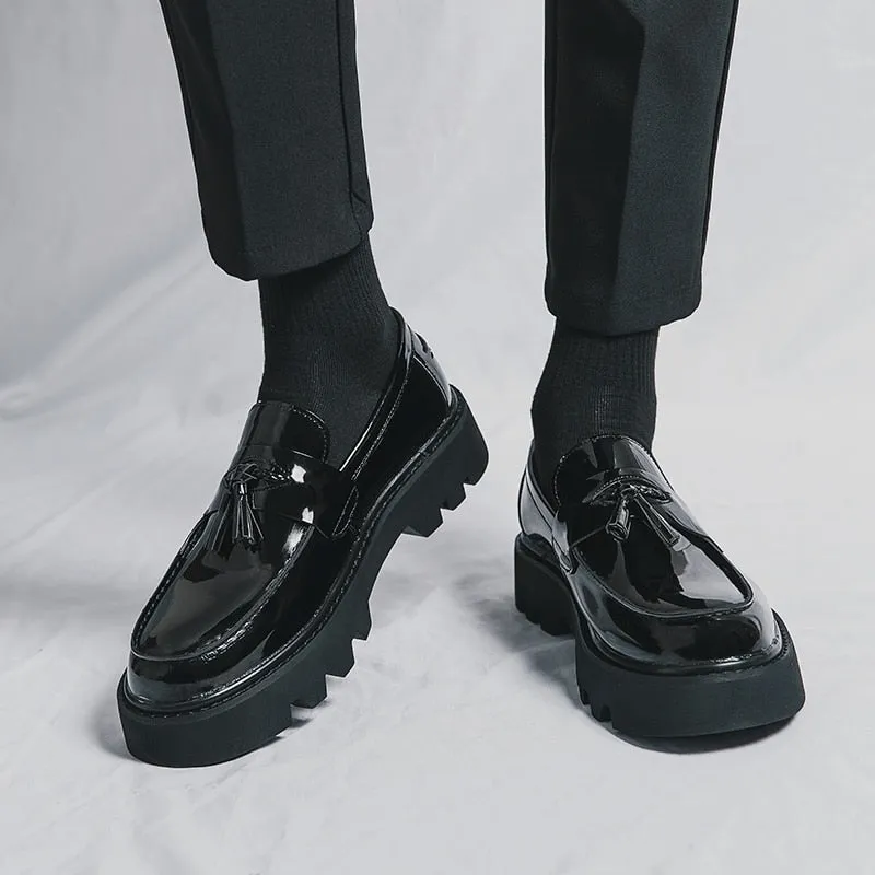 Anyang Chunky Sole Patent Loafers