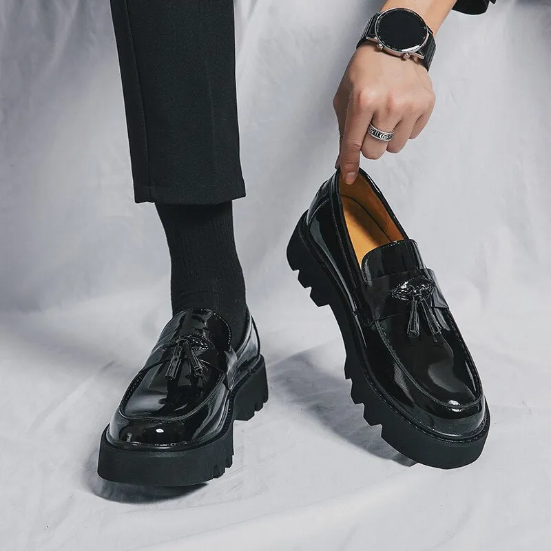 Anyang Chunky Sole Patent Loafers