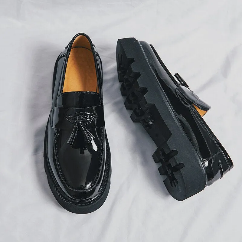 Anyang Chunky Sole Patent Loafers