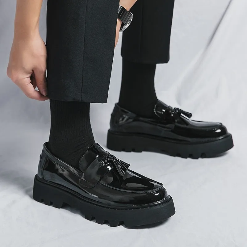 Anyang Chunky Sole Patent Loafers