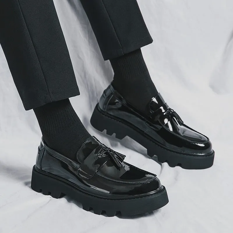 Anyang Chunky Sole Patent Loafers