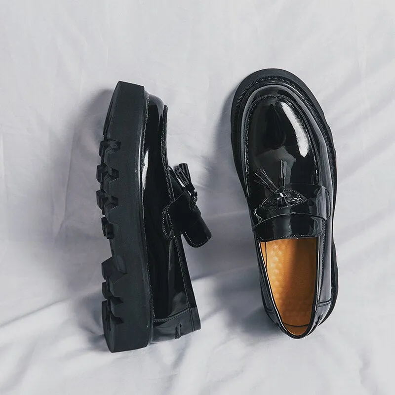 Anyang Chunky Sole Patent Loafers