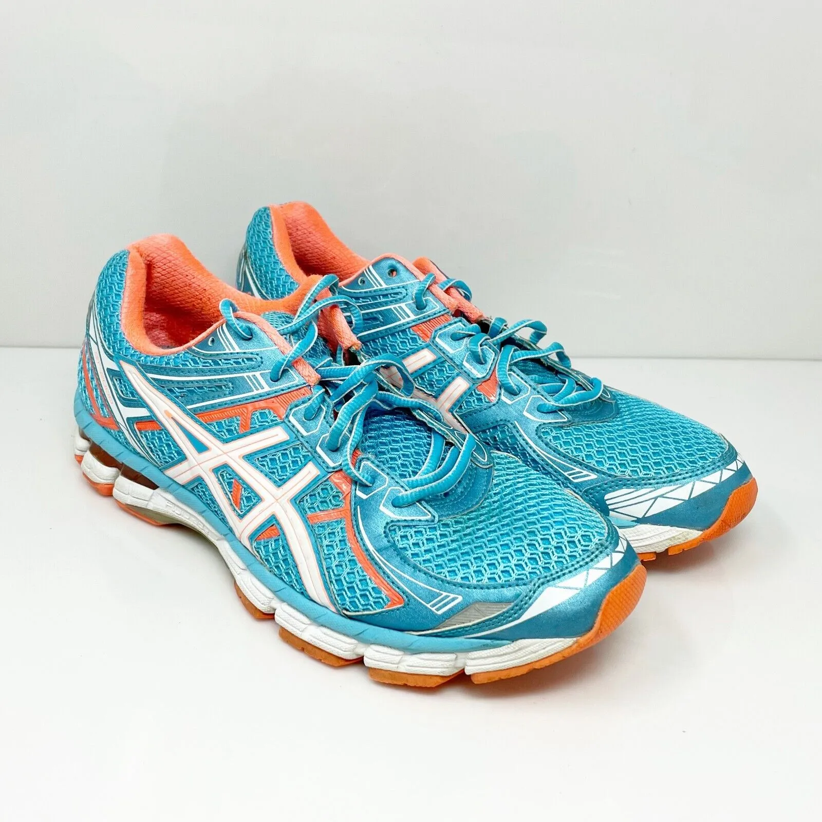 Asics Womens GT 2000 2 T3P8N Blue Running Shoes Sneakers Size 12