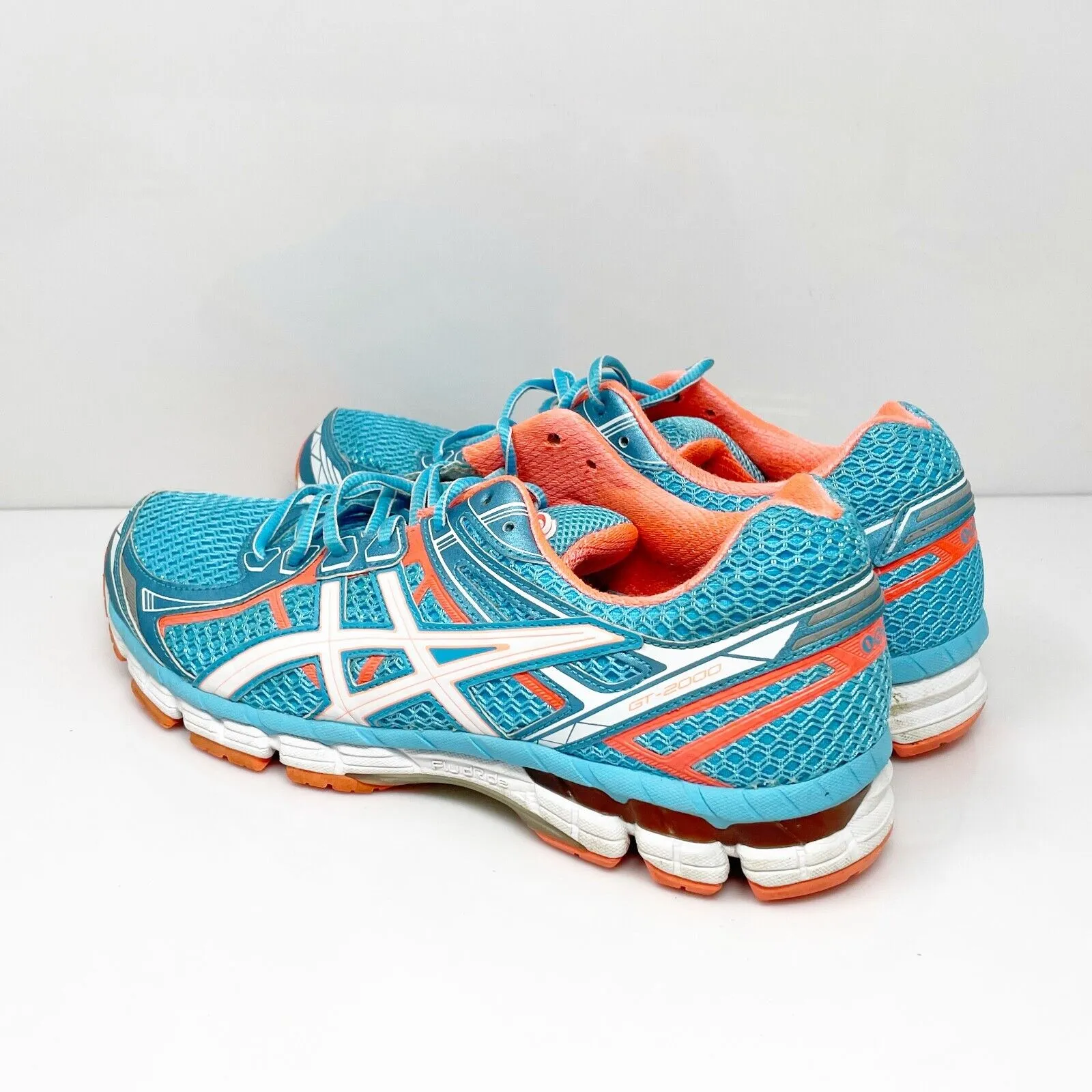 Asics Womens GT 2000 2 T3P8N Blue Running Shoes Sneakers Size 12