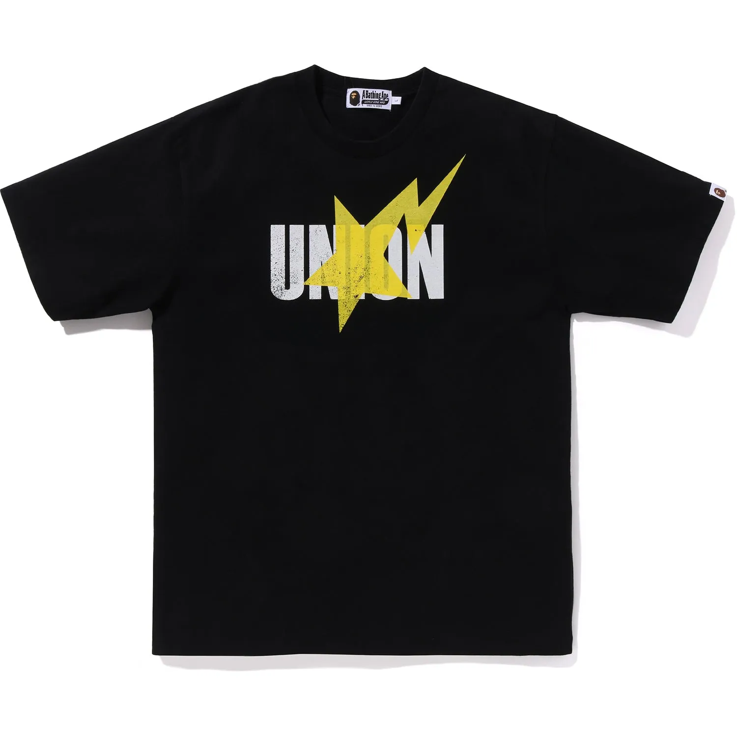 BAPE X UNION PIGMENT DYED STA TEE MENS