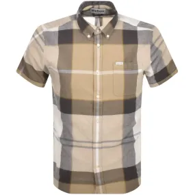 Barbour Douglas Short Sleeved Shirt Beige