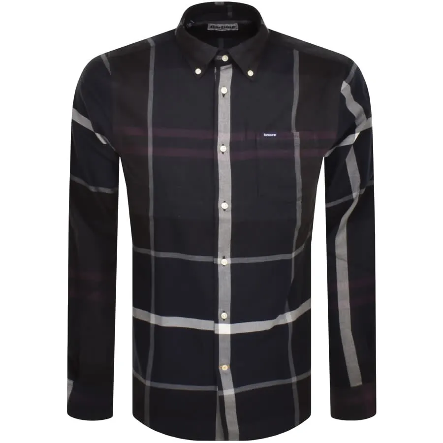 Barbour Dunoon Check Long Sleeved Shirt Black