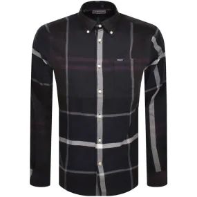 Barbour Dunoon Check Long Sleeved Shirt Black