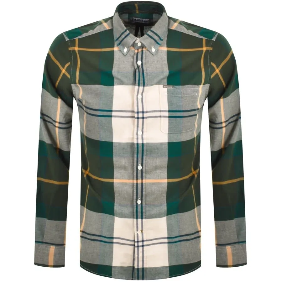 Barbour Glen Tartan Long Sleeved Shirt Green