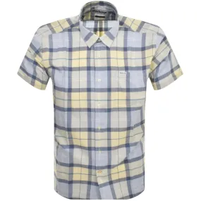 Barbour Gordon Short Sleeved Shirt Blue