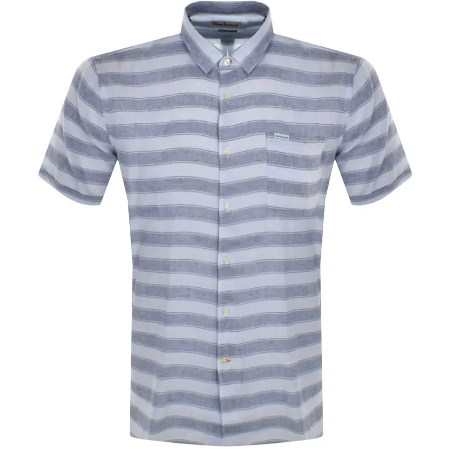 Barbour Horizon Short Sleeved Shirt Blue