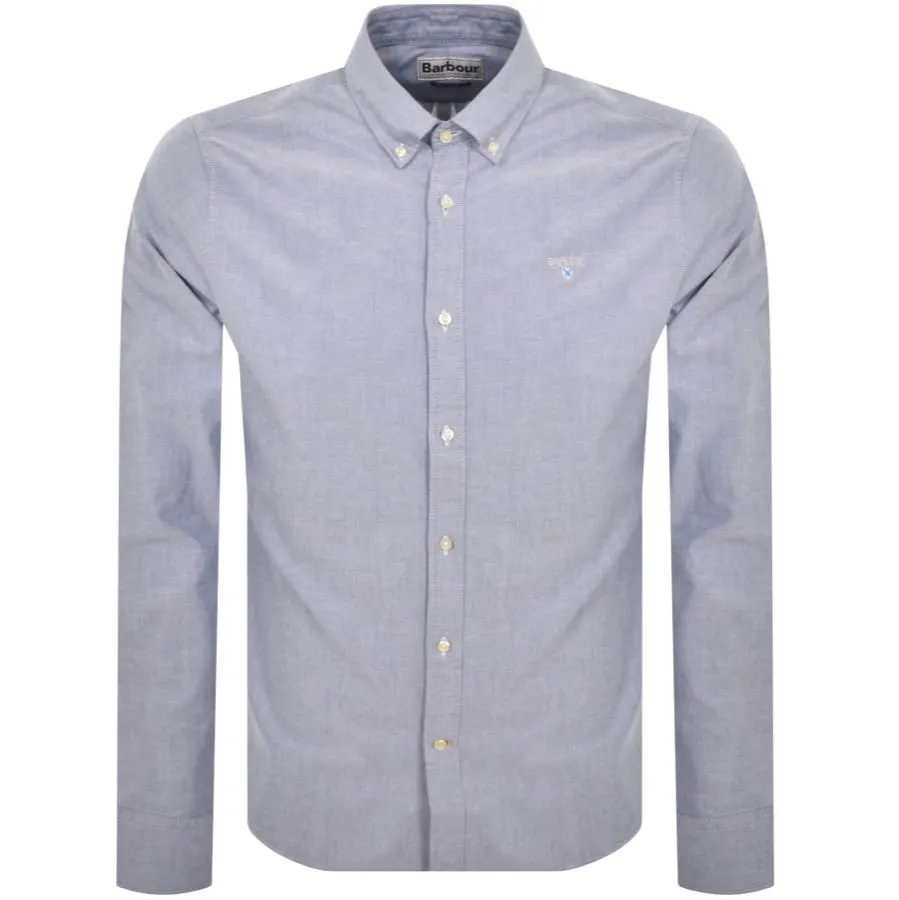 Barbour Long Sleeved Oxtown Shirt Blue