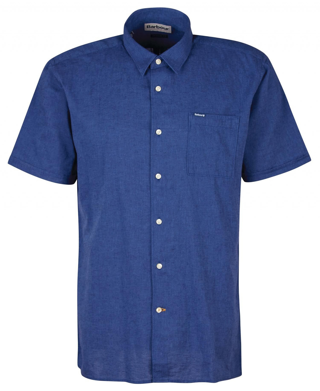 Barbour Nelson Short Sleeved Shirt Indigo