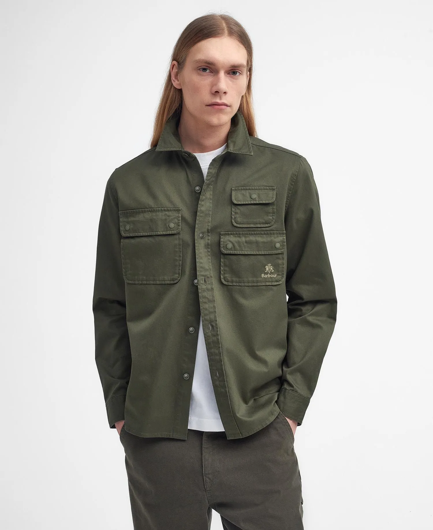  Barbour x Baracuta Chorlton Relaxed Long-Sleeved Shirt     