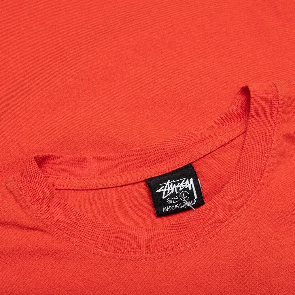 Basic Pigment Dyed Tee - Tomato