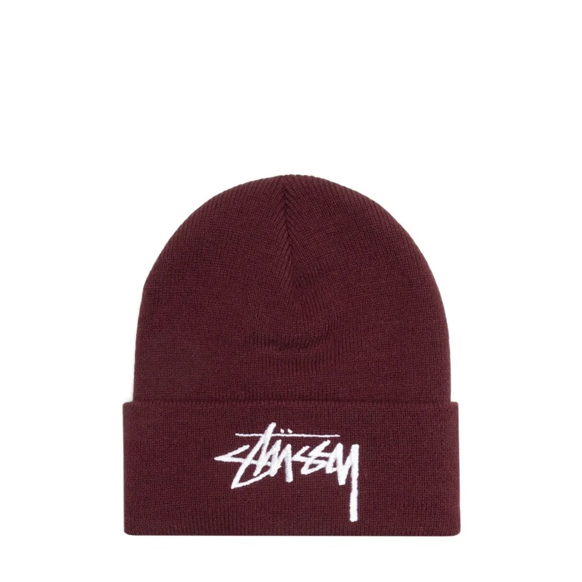 BIG STOCK CUFF BEANIE Burgundy