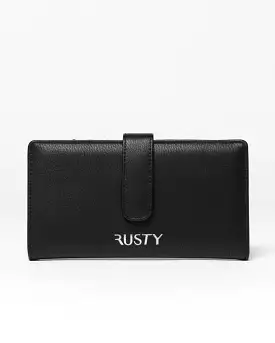 Billetera Rusty Essence Flap Wallet* Black