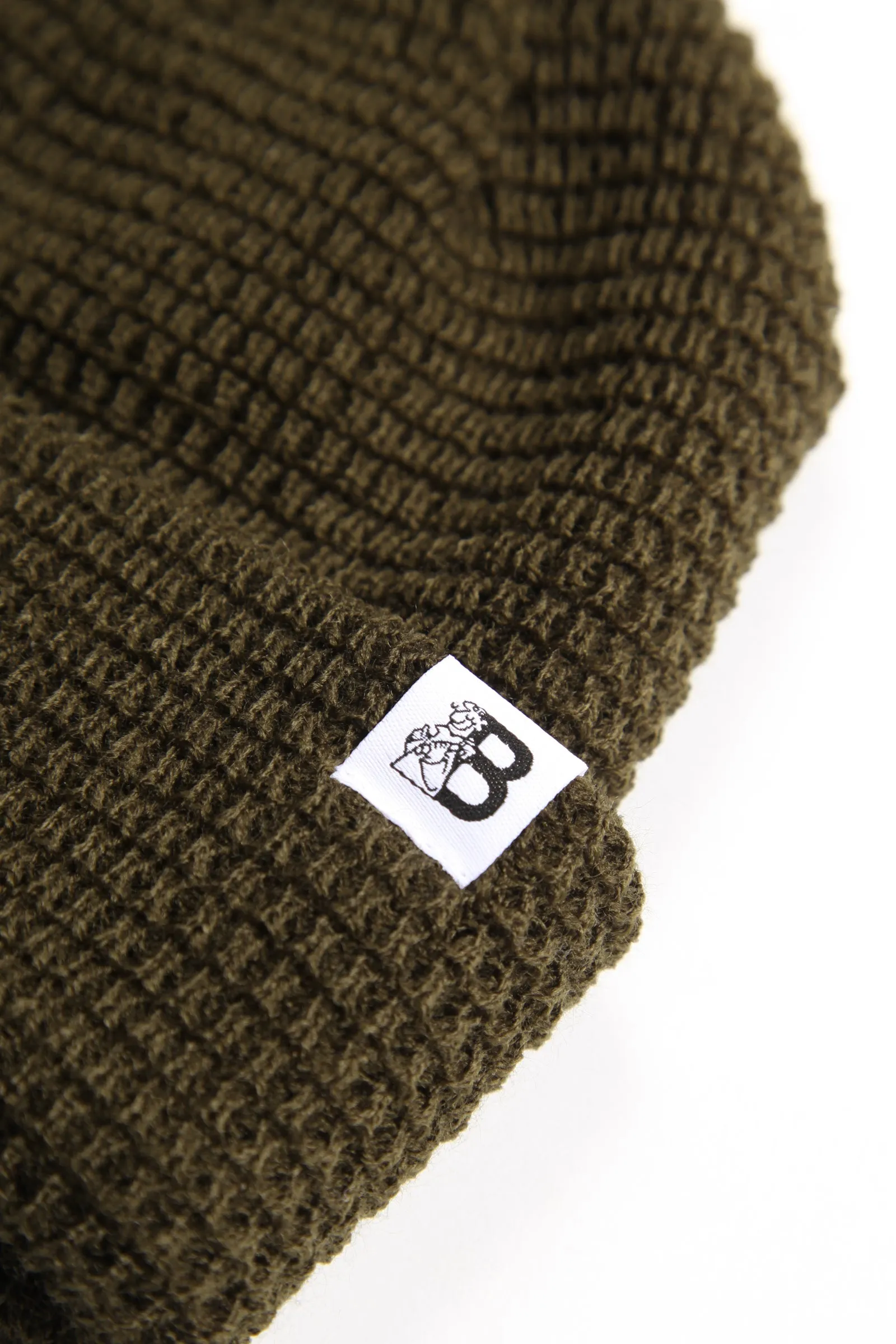 Blacksmith - Waffle Beanie - Olive