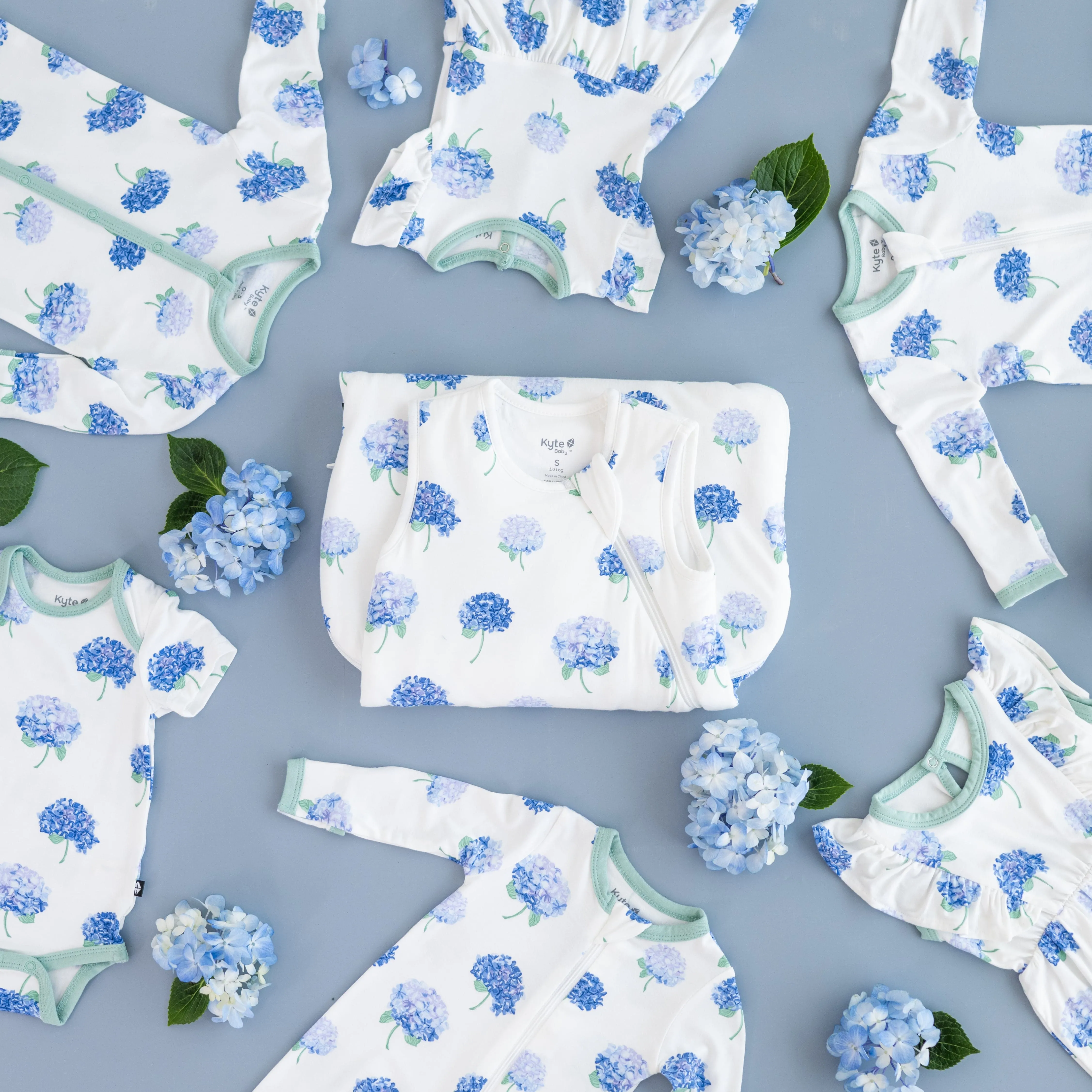 Bodysuit in Hydrangea