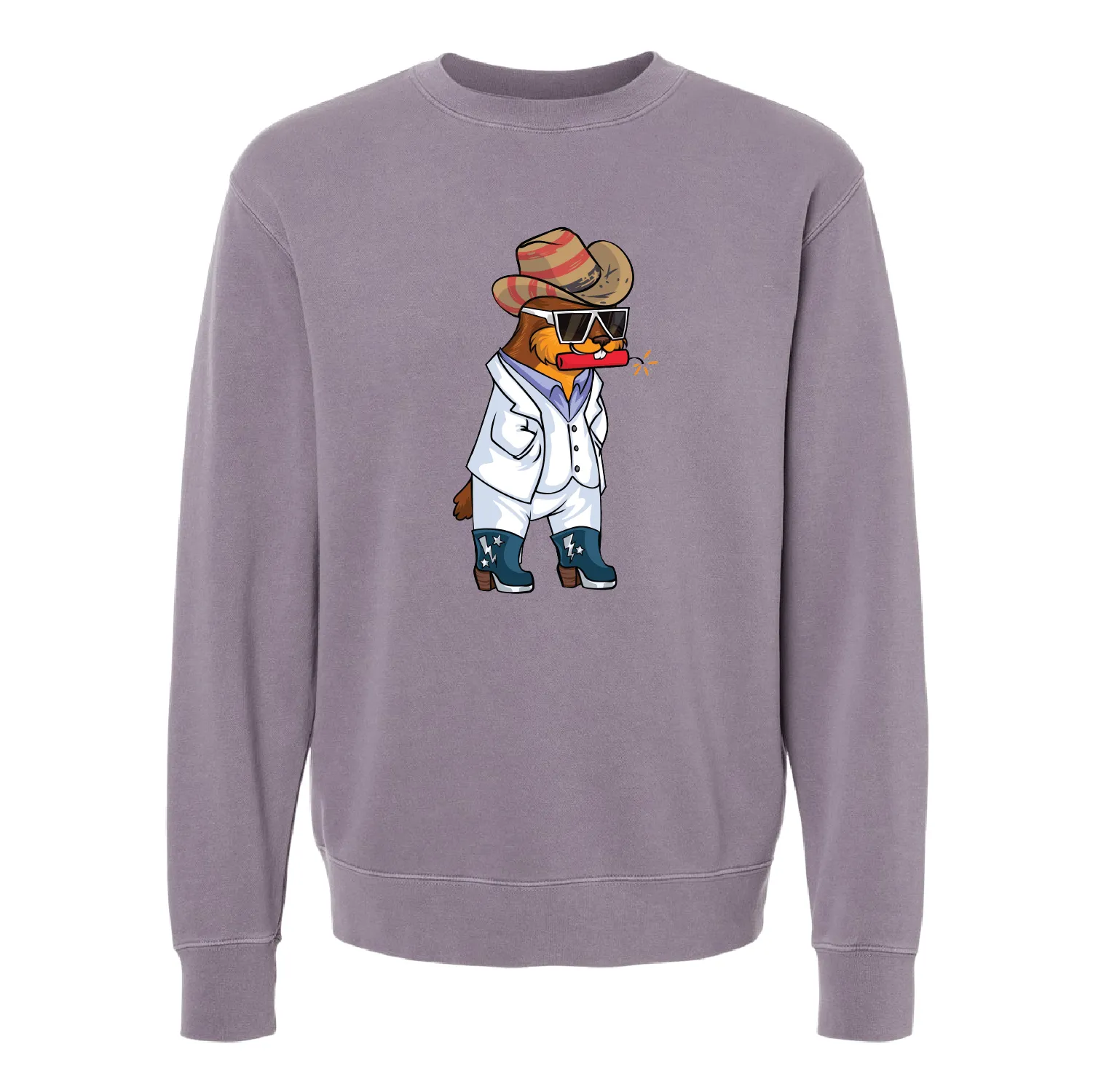 Boogie Gopher TNT Unisex Midweight Pigment-Dyed Crewneck