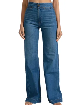 Brighton Wide Leg Jean in Mercury