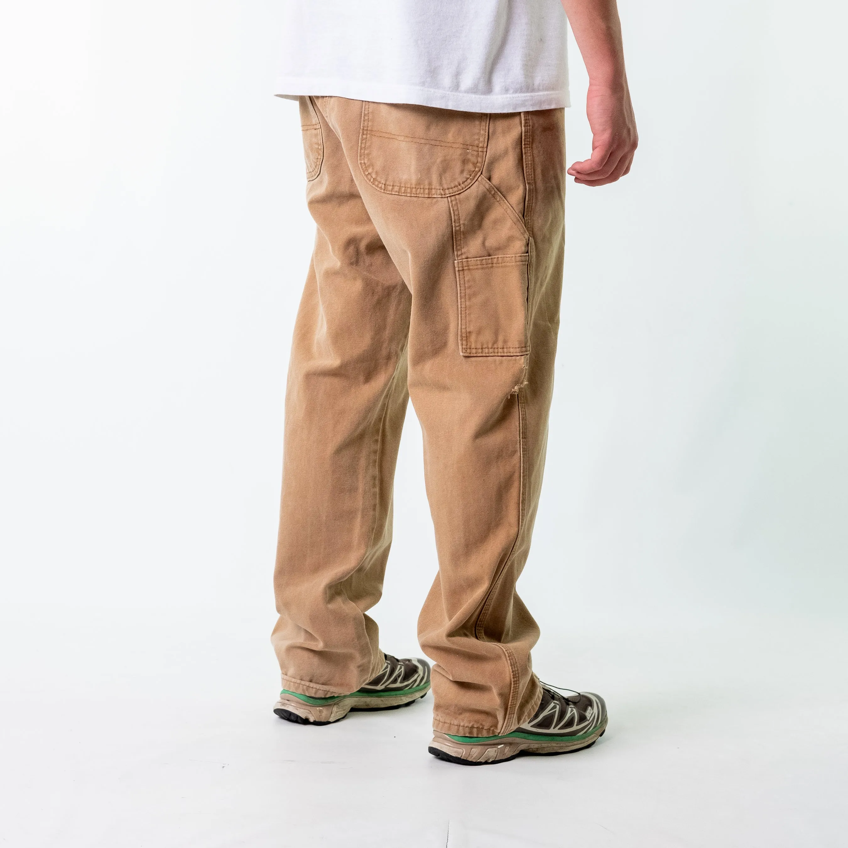 Brown 90s  Denim Carpenter Jeans Baggy Pants (36x32)