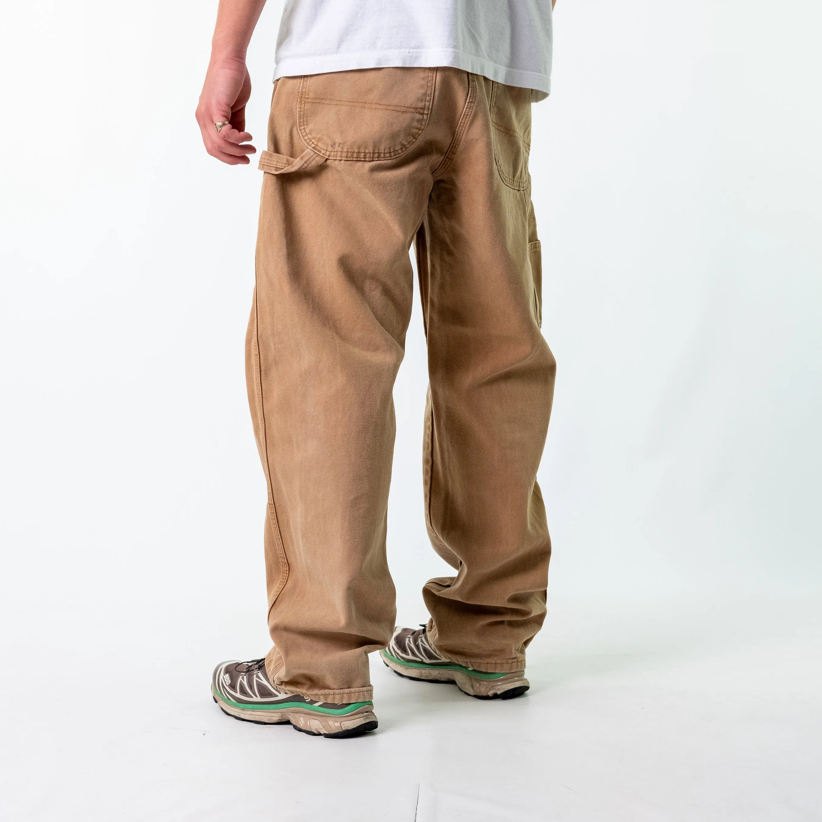 Brown 90s  Denim Carpenter Jeans Baggy Pants (36x32)