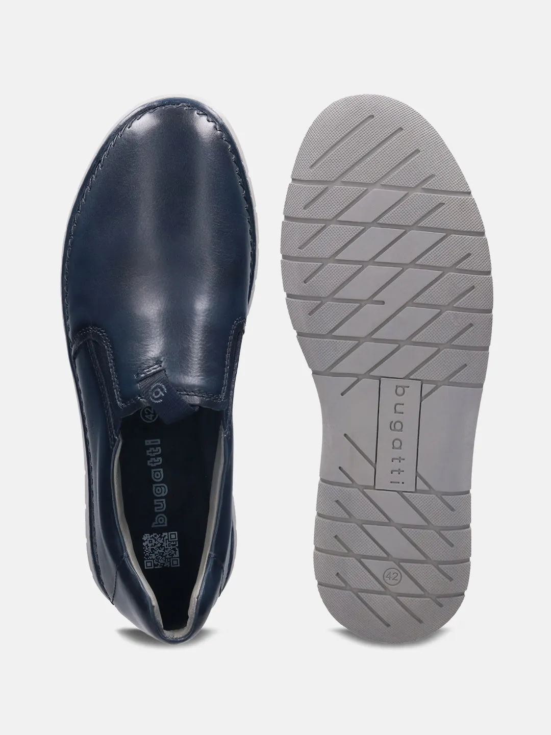 bugatti Dark Blue Loafers