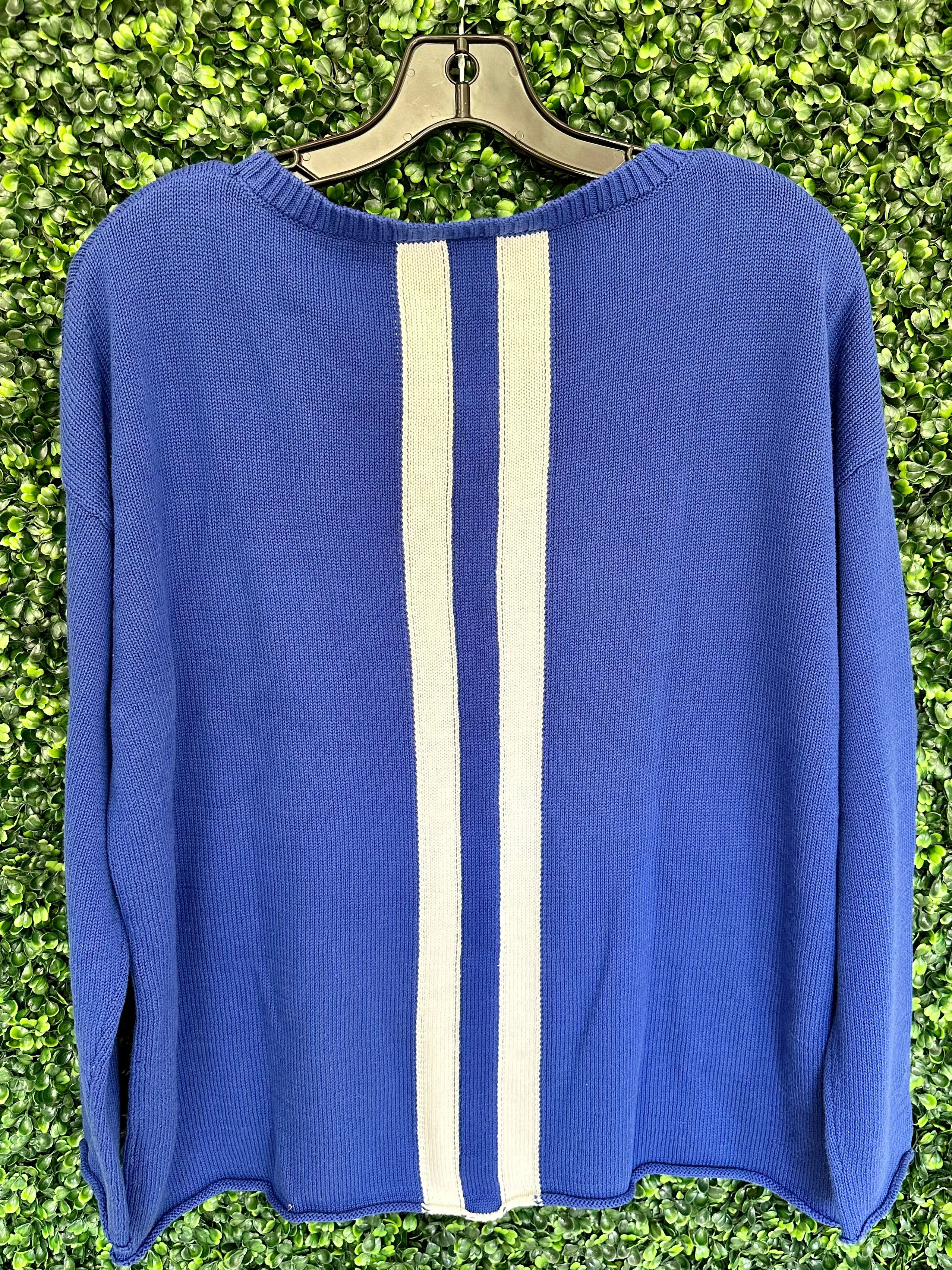 Bulldog Custom Sweater Cobalt