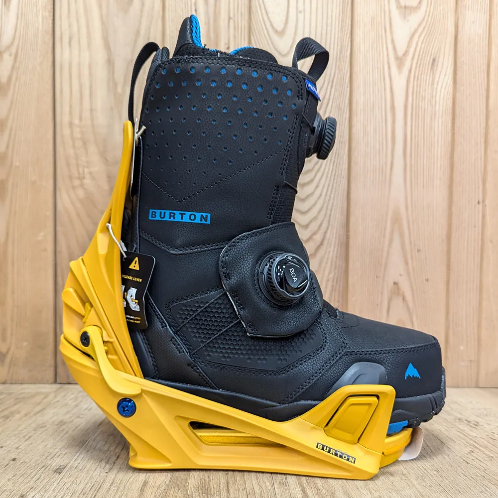 Burton Step On Package – Photon Black Boots & Goldenrod Re:Flex Bindings