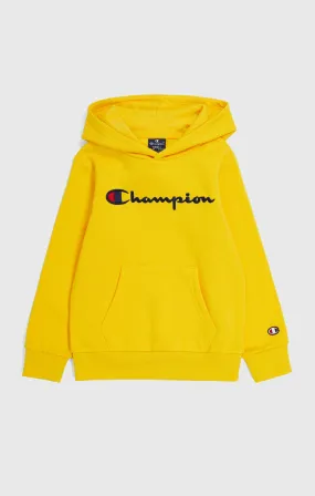 Champion Icons Buttercup Yellow Boys Light Fleece Hoodie