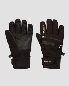 Children's black gloves Reusch Travis GORE-TEX 6261302-7702