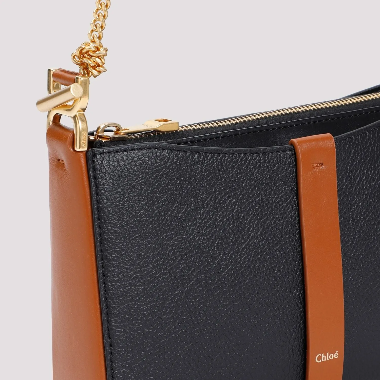 CHLO Luxurious Mini Leather Shoulder Bag W:8.1in H:5.1in D:2in