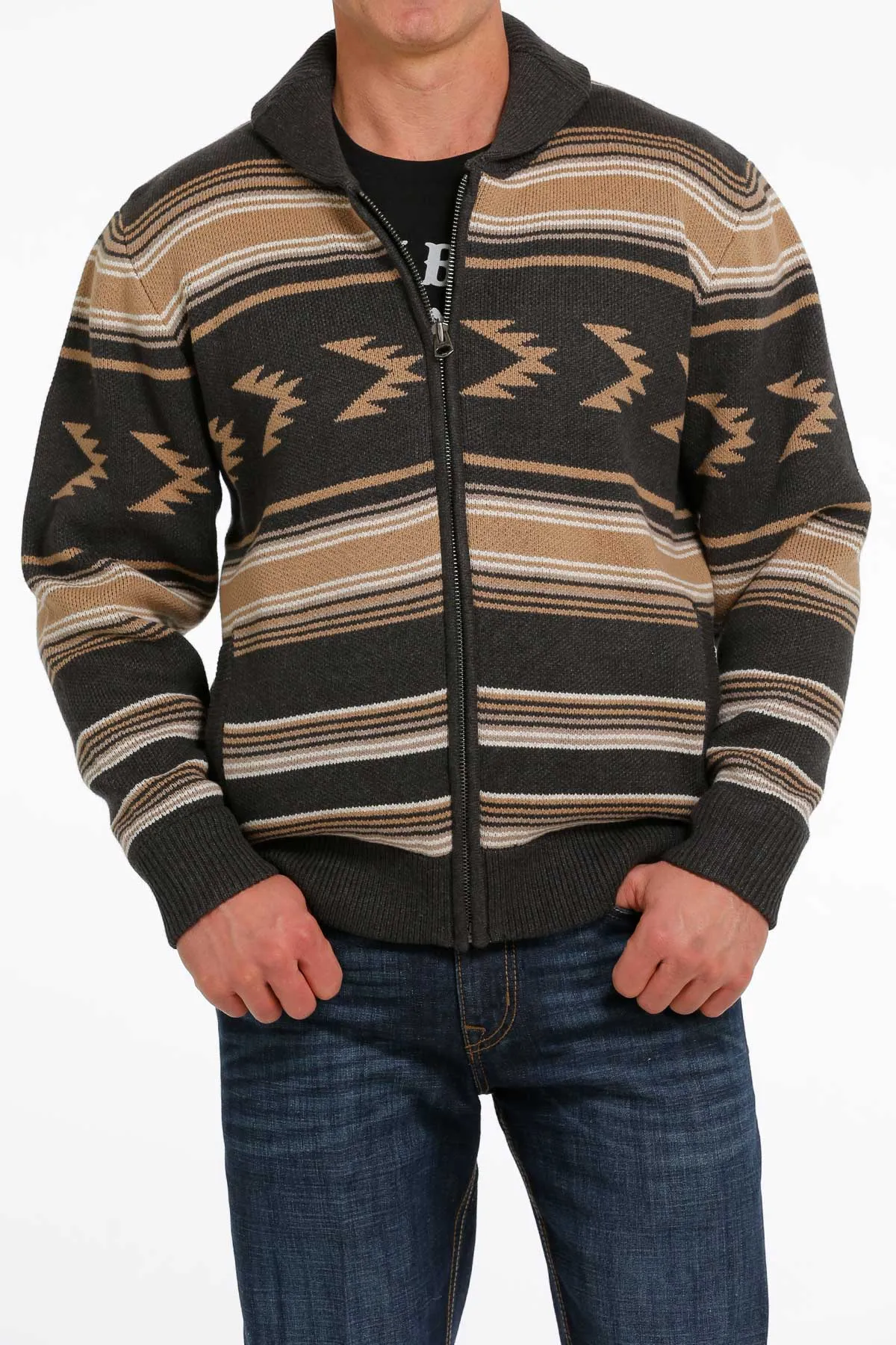 Cinch Men’s Full Zipper Sweater