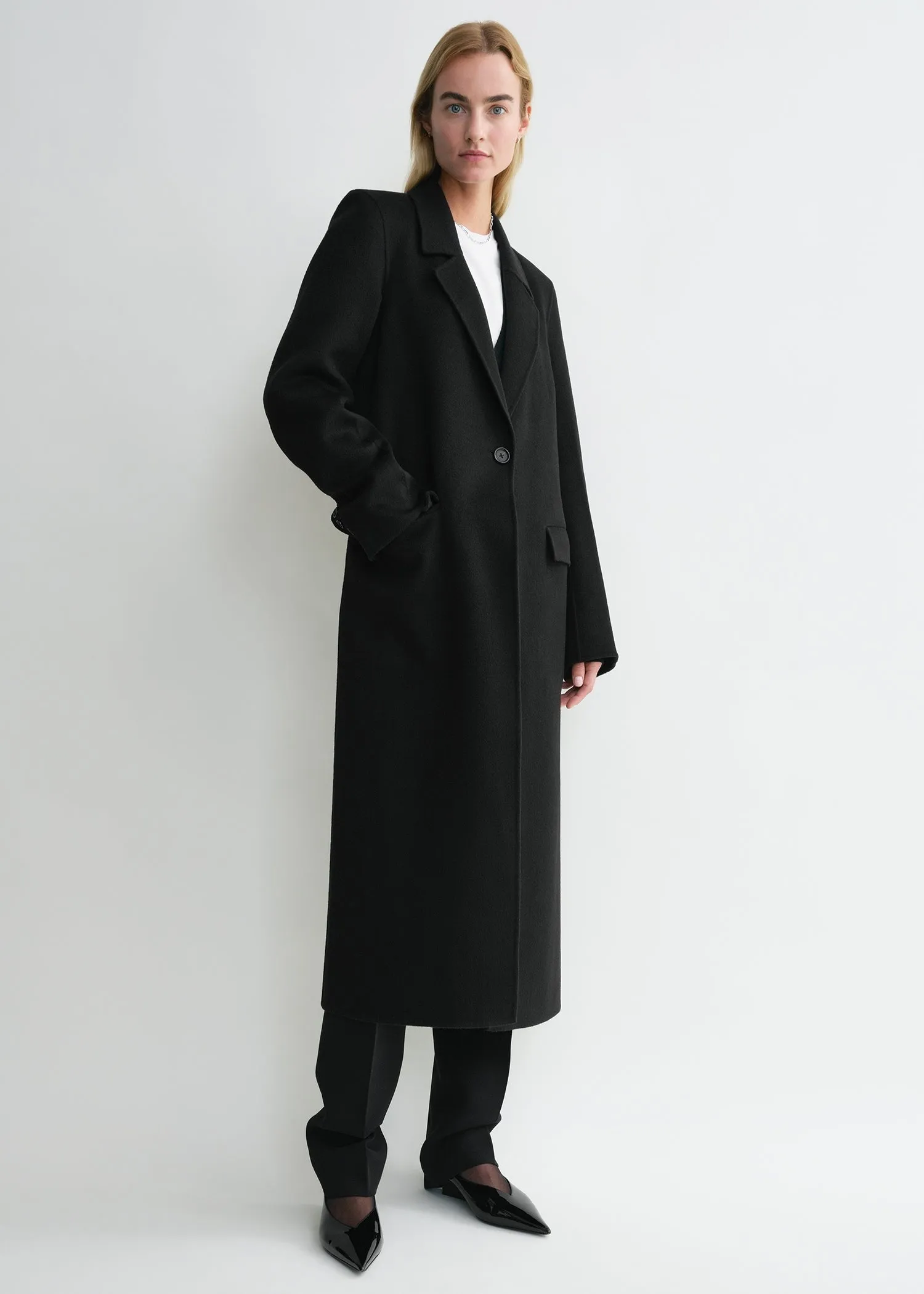 Classic doublé coat black