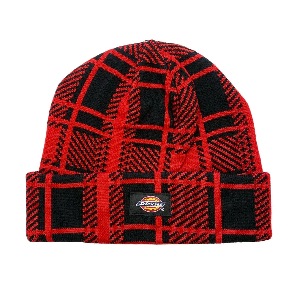 Classic Label Plaid Beanie