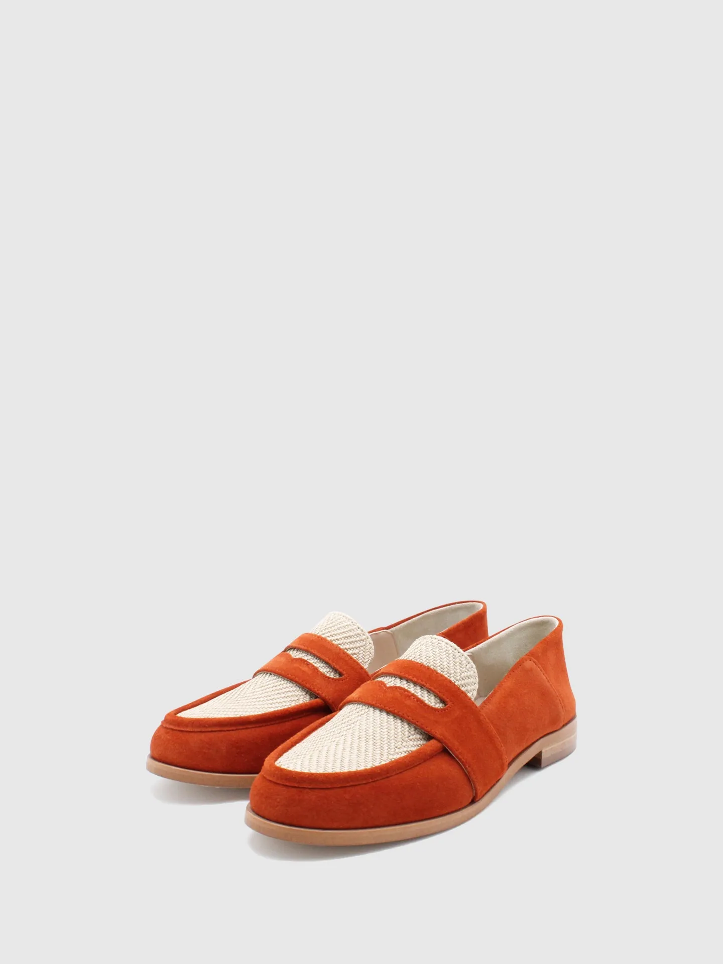 Classic Loafers Alecrim Orange/Beige