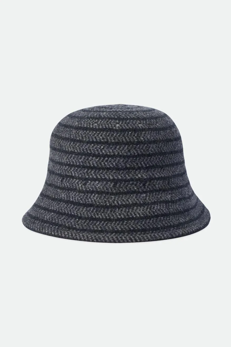 Clearview Bucket Beanie - Black/Grey Marl